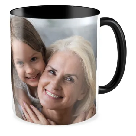 FOTO Kubek czarny 330ml dla BABCI